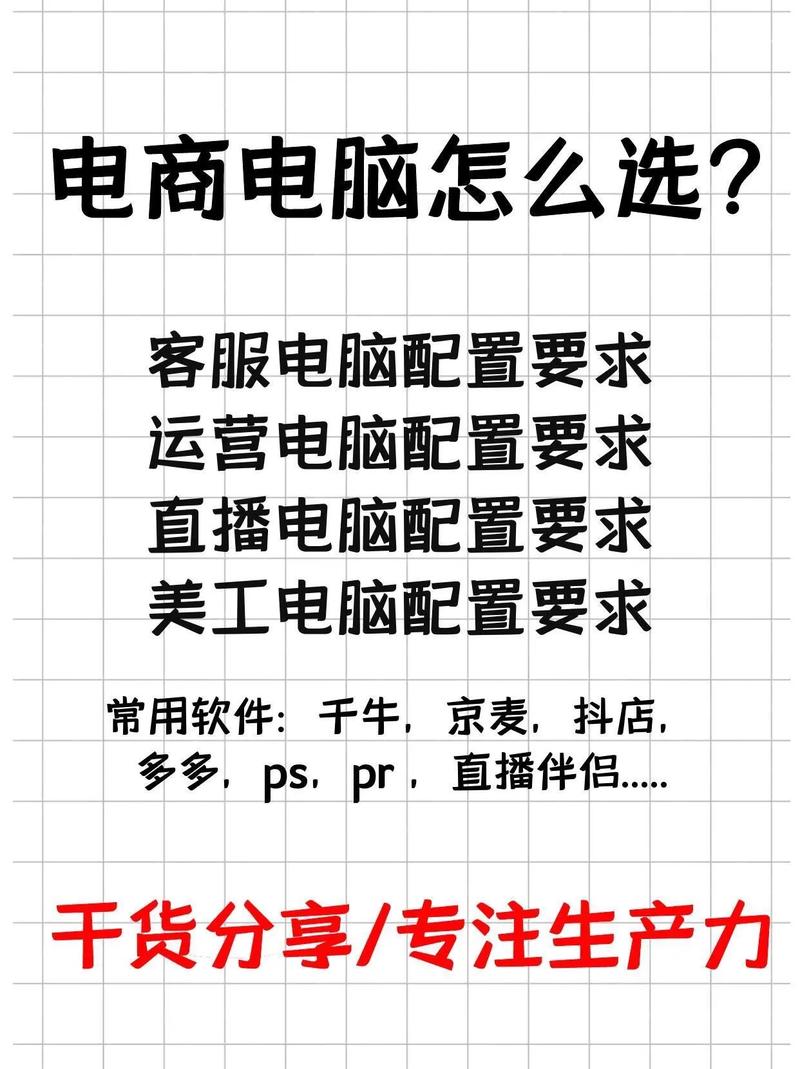 电商运营专业学生选办公电脑的条件要求是什么