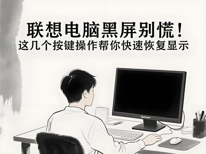 联想笔记本屏幕黑了怎么按开