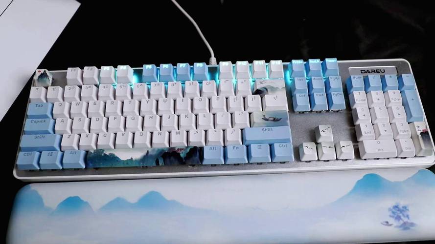 达尔优怎么调节键盘灯光