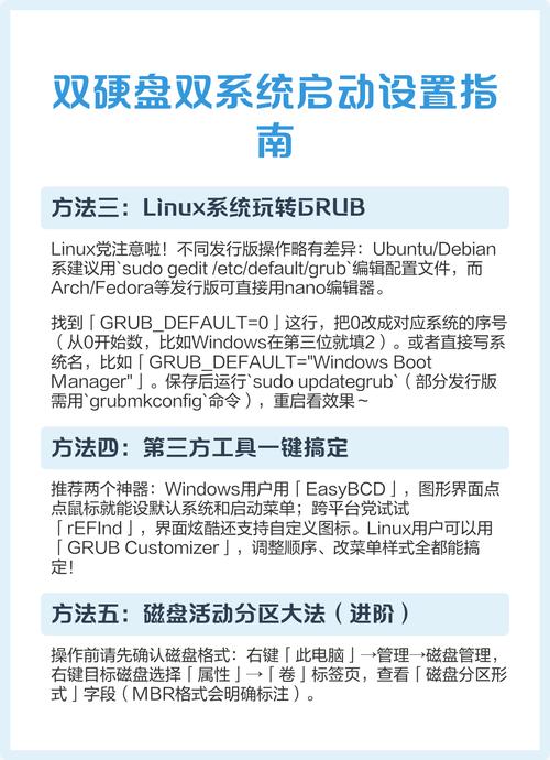 电脑装机双硬盘双系统,双硬盘电脑重装系统
