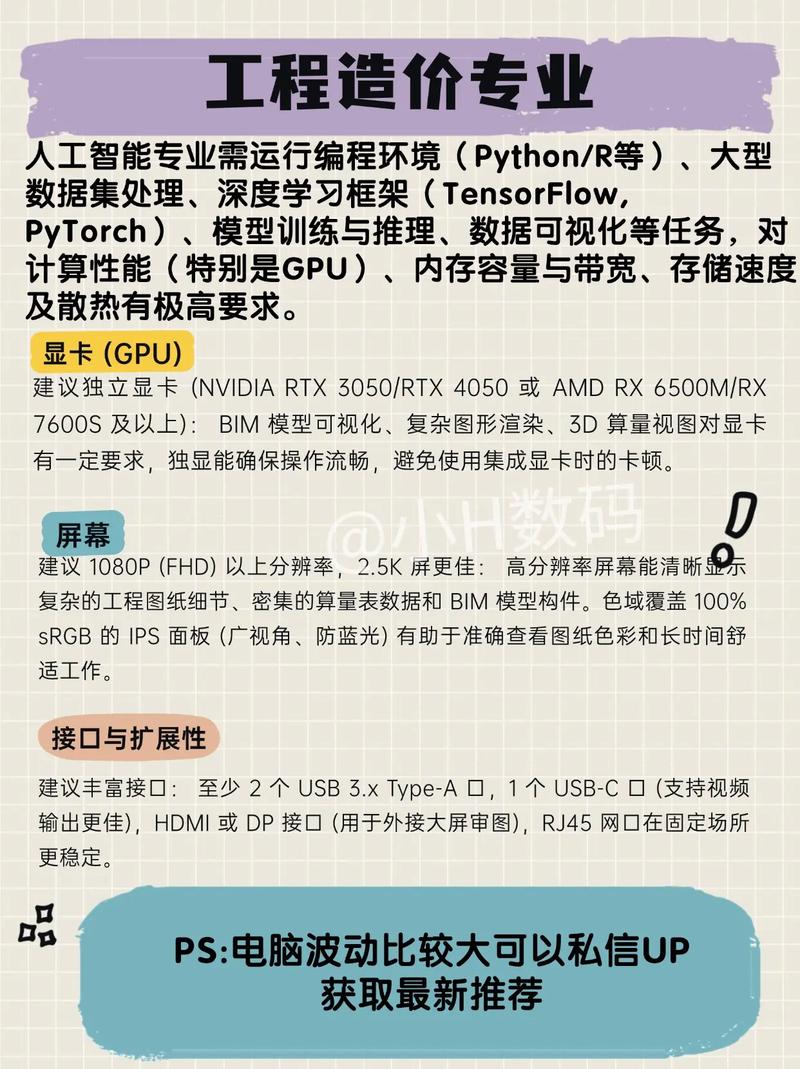 工程造价适合的笔记本电脑怎么挑选