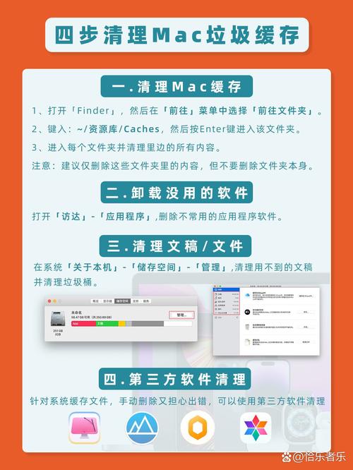 如何正确清理Macbook电脑系统上的垃圾缓存文件,释放空间?