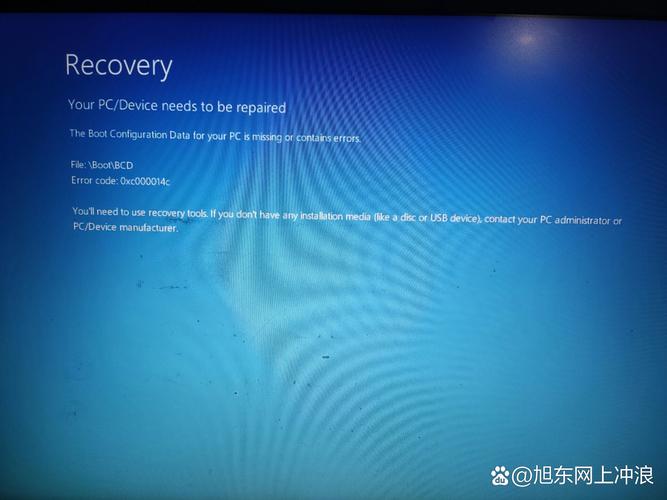 电脑开机蓝屏显示Recovery?