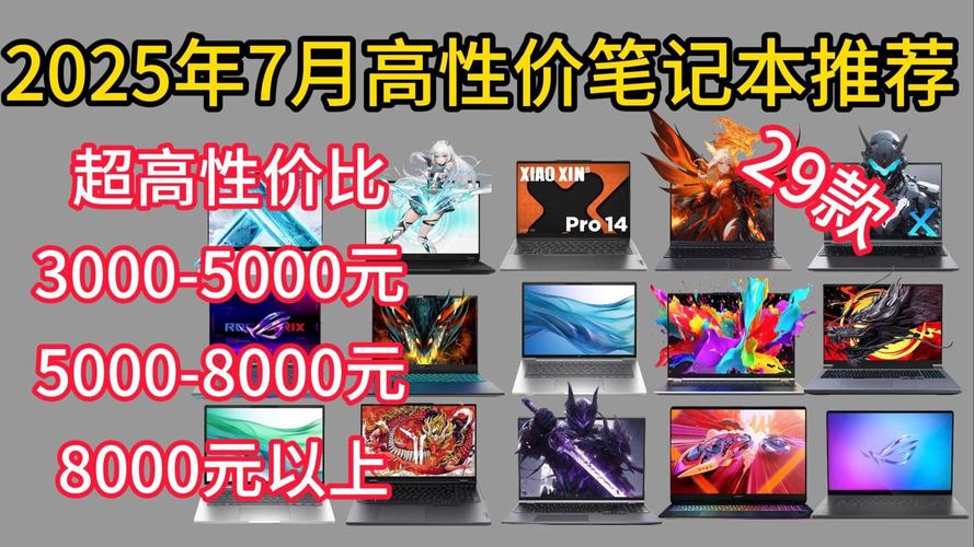 2025年7月笔记本电脑推荐性价比高