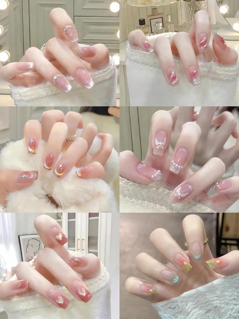 美甲款式推荐2025爆款美甲短甲