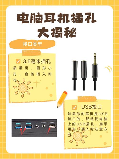 笔记本耳机插哪个孔