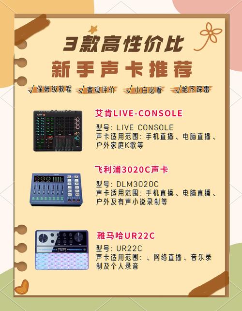 为大家解析唱歌喊麦什么声卡好