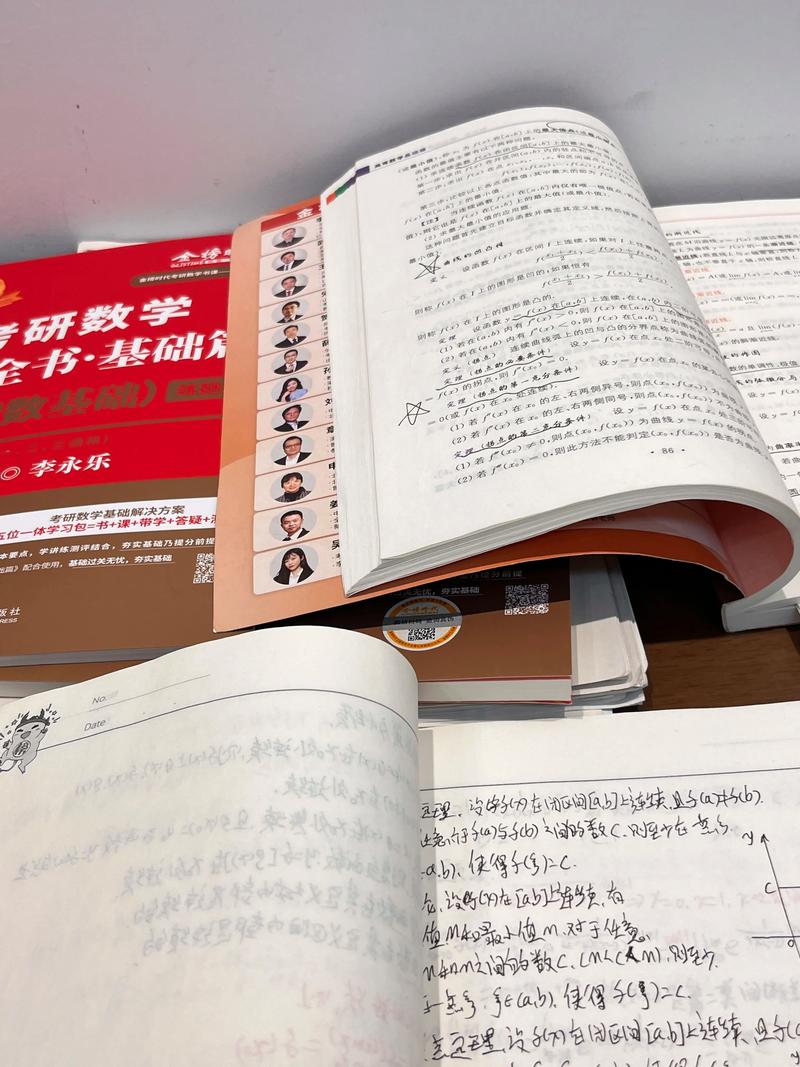 考研数学课程及书籍推荐
