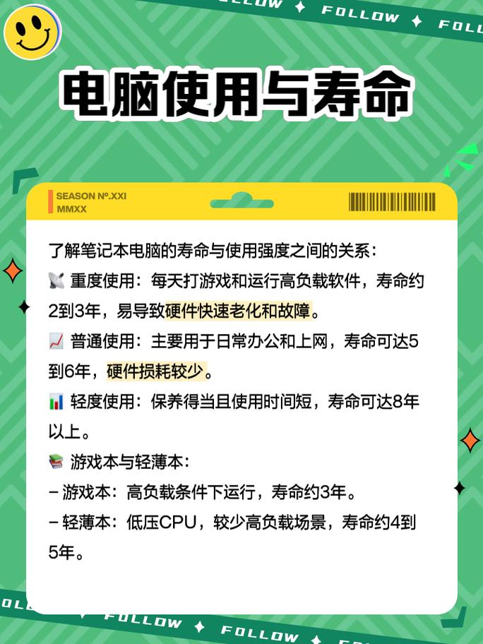 笔记本电脑比较多可以用几年?