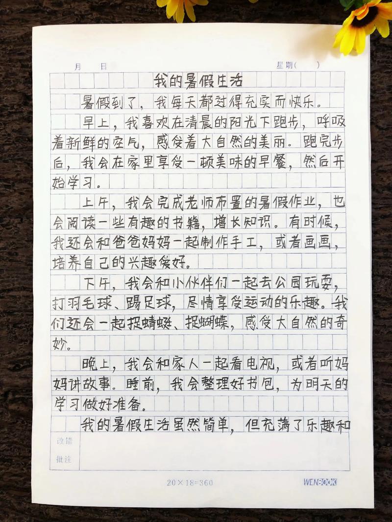 小学生暑假日记20篇