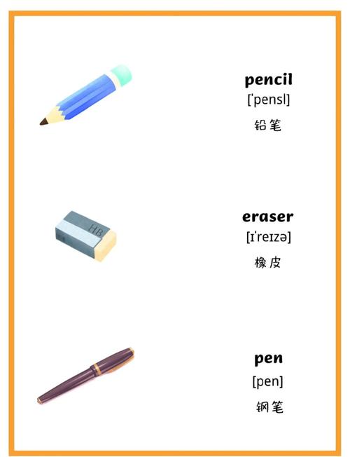 用an的文具单词有哪些