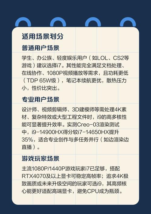 笔记本建议买i9还是i7