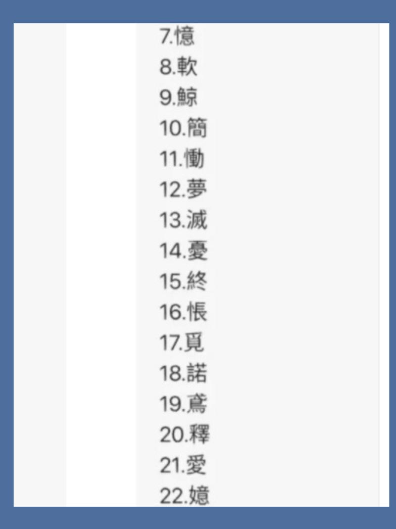 繁体字的单字游戏id有哪些?