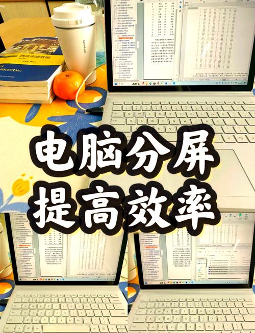 怎么把笔记本电脑的屏幕分成两个?